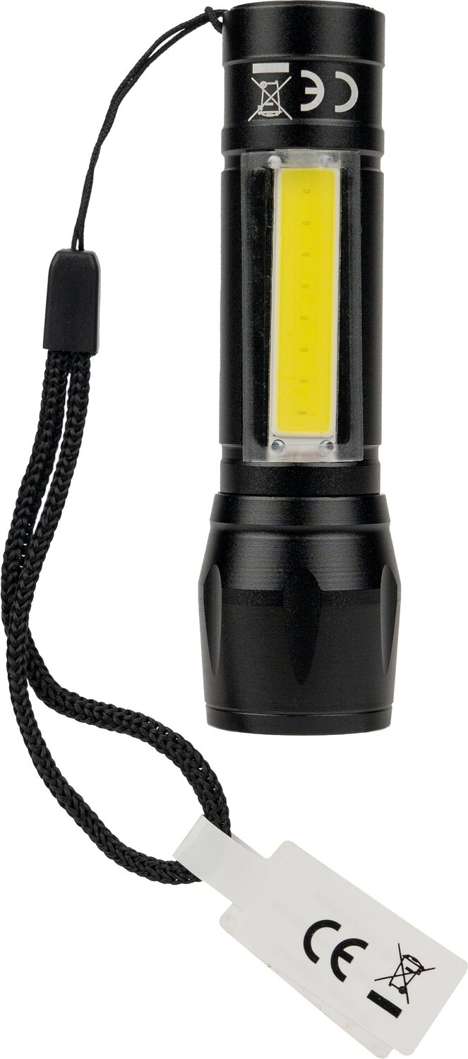 Latarka LED TOKYO z diodą COB i ładowaniem USB-C - Latarki i lampki z nadrukiem logo | VEBI - zdjęcie 6