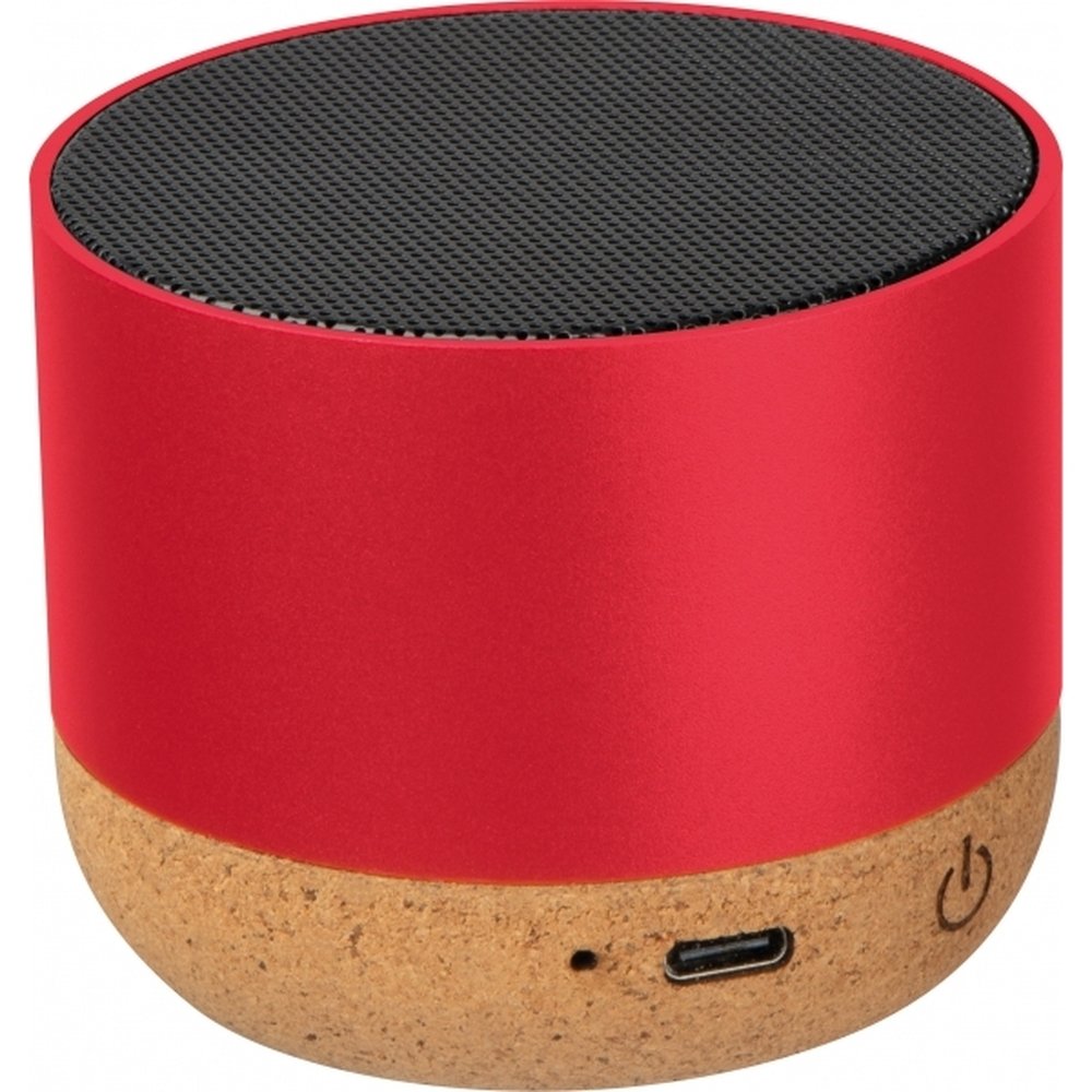 Głośnik Bluetooth Eco z Aluminium z Recyklingu BREST - Głośniki z nadrukiem logo | VEBI - zdjęcie 5