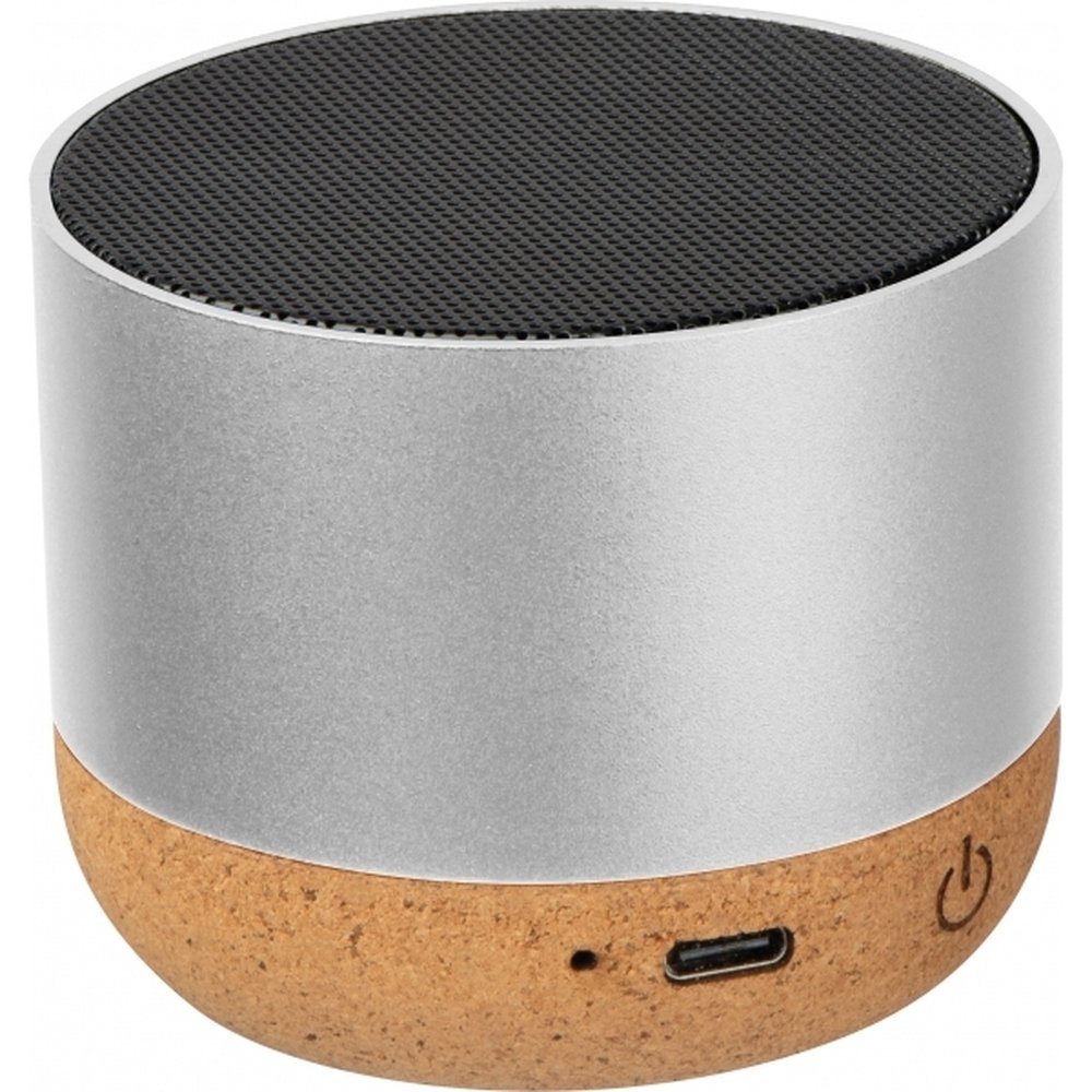 Głośnik Bluetooth Eco z Aluminium z Recyklingu BREST - Głośniki z nadrukiem logo | VEBI - zdjęcie 13