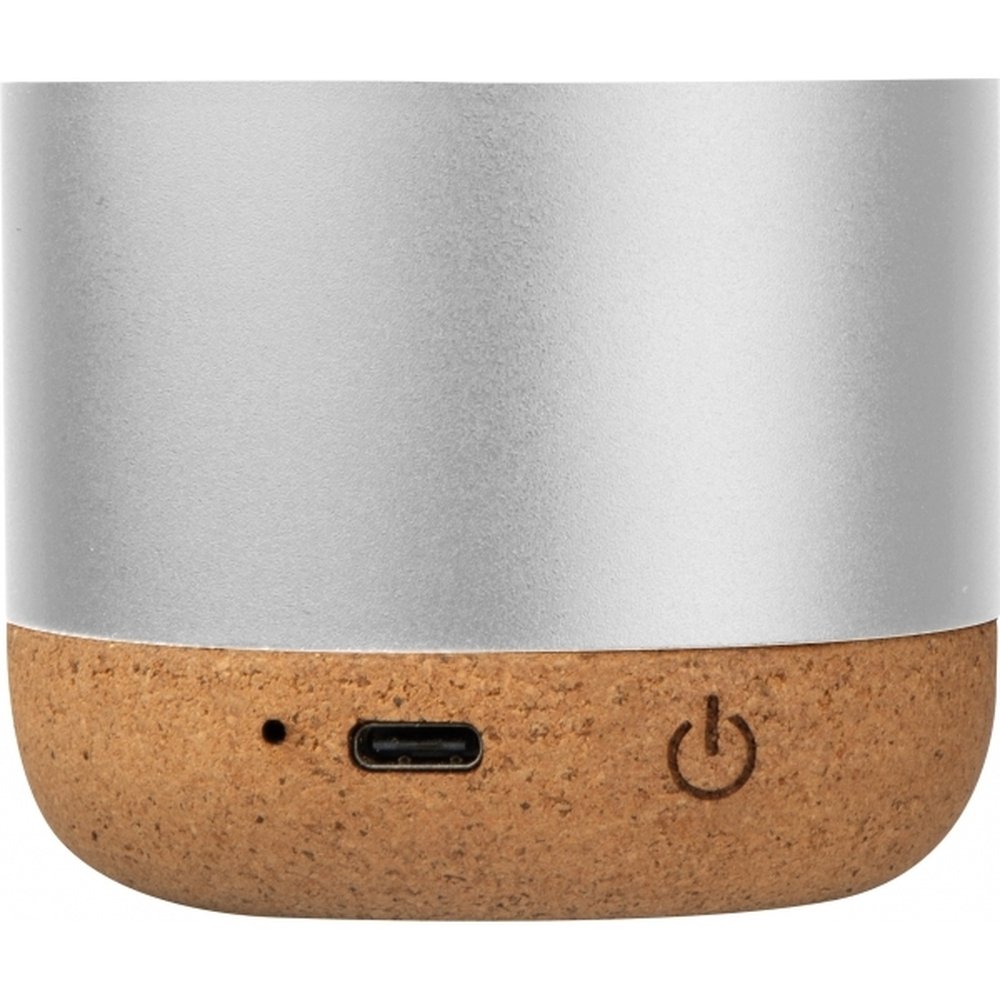Głośnik Bluetooth Eco z Aluminium z Recyklingu BREST - Głośniki z nadrukiem logo | VEBI - zdjęcie 14
