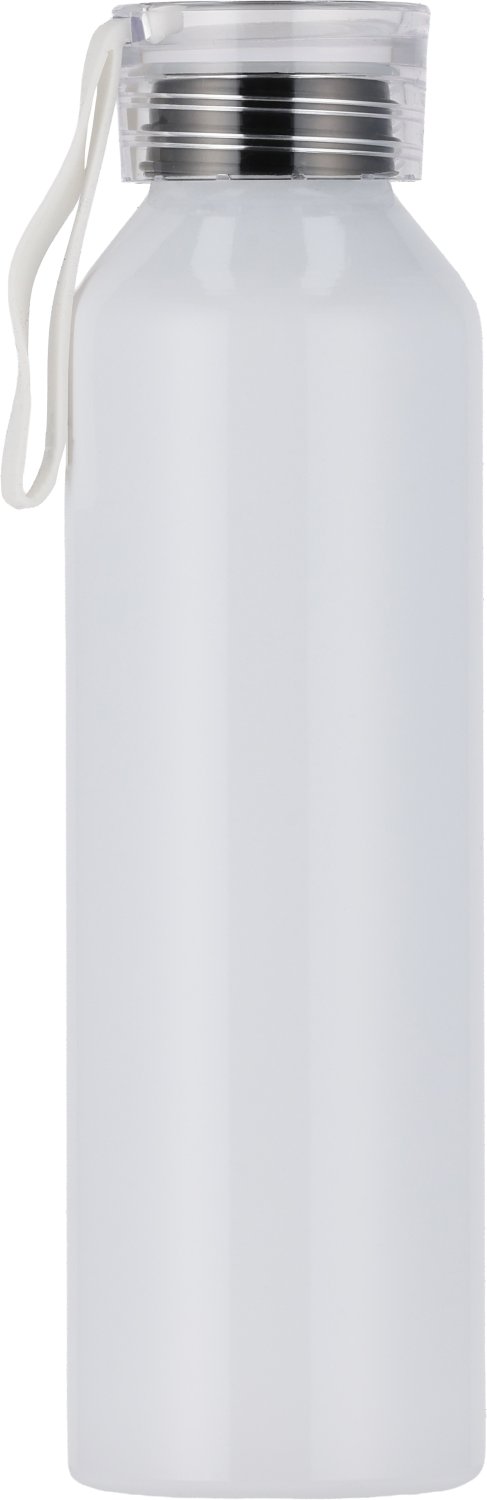 Aluminiowa butelka ekologiczna CORK 600ml z recyklingu - Butelki i bidony z nadrukiem logo | VEBI