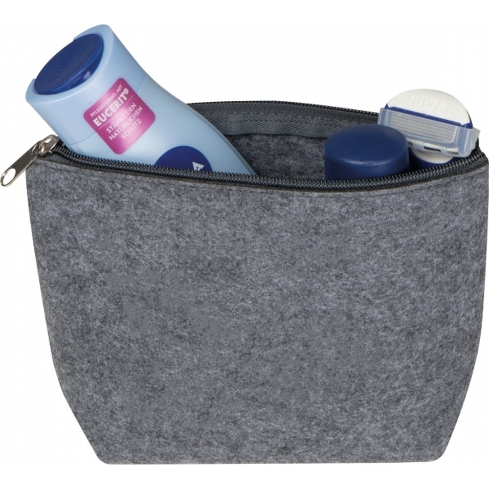 Filcowa kosmetyczka CREMONA z materiału rPET - zdjęcie 2