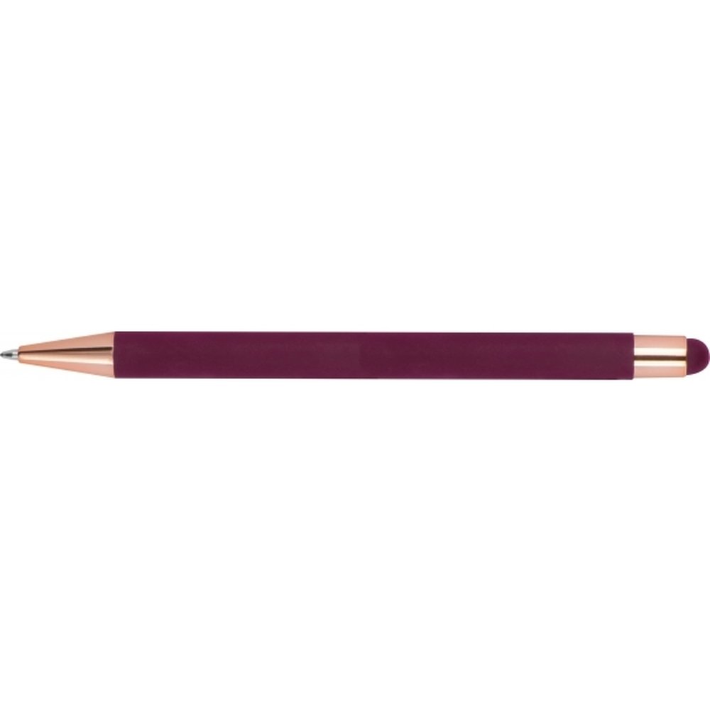 Długopis metalowy touch pen MIRAMAR z powłoką soft touch - Soft touch z nadrukiem logo | VEBI - zdjęcie 5