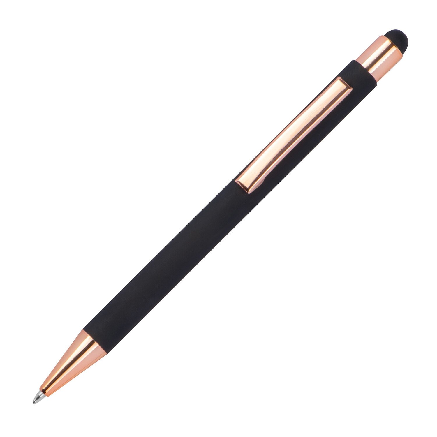 Długopis metalowy touch pen MIRAMAR z powłoką soft touch - Soft touch z nadrukiem logo | VEBI - zdjęcie 16