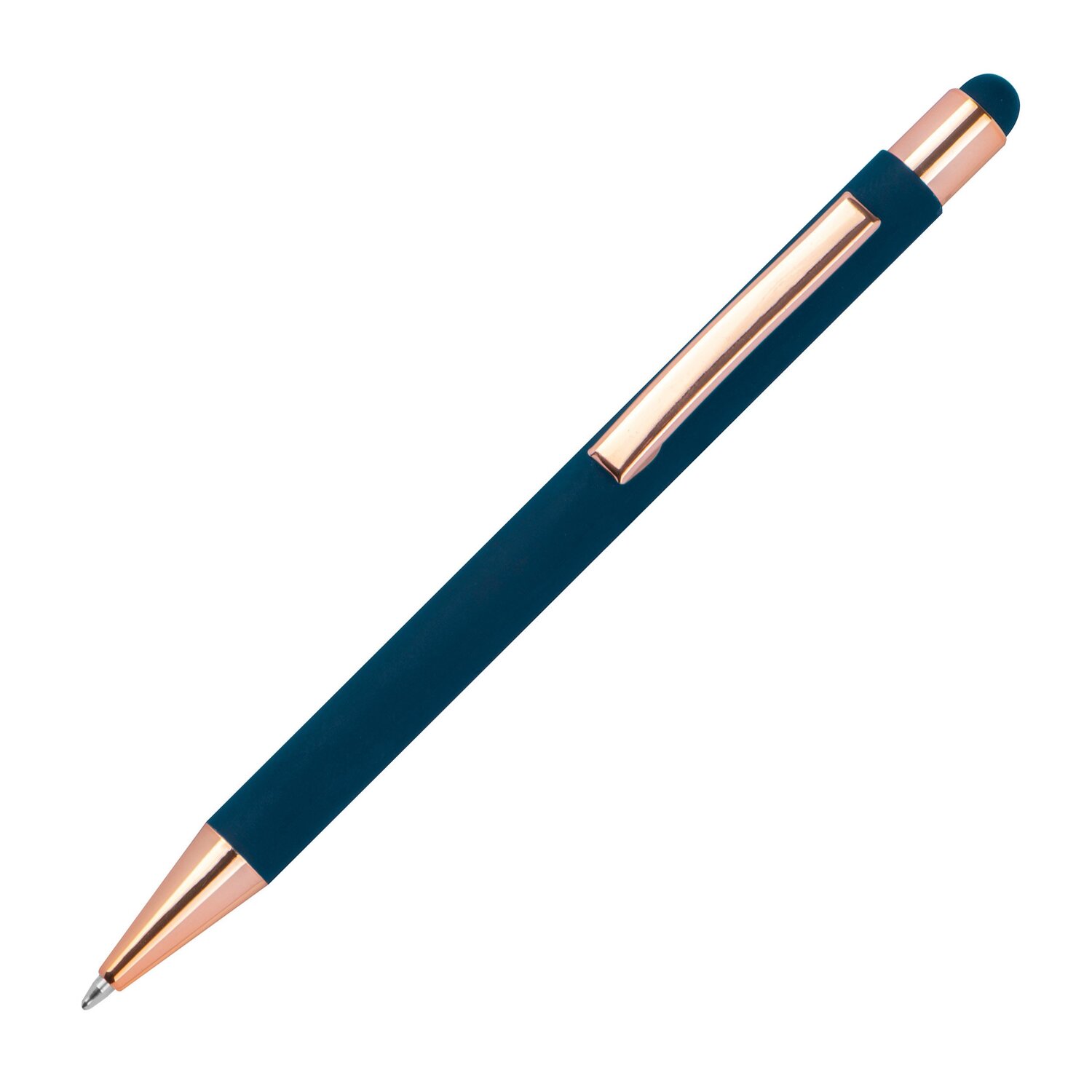 Długopis metalowy touch pen MIRAMAR z powłoką soft touch - Soft touch z nadrukiem logo | VEBI - zdjęcie 21