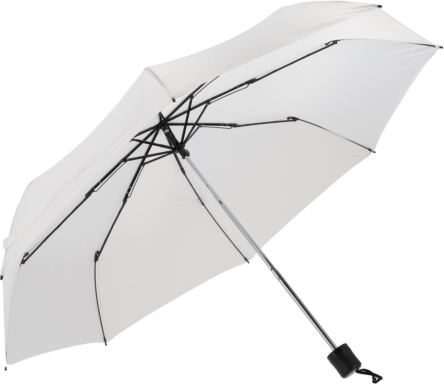 Parasol manualny rPET NORTHAMPTON Ø98 cm z etui - Panel poniżej 100 cm z nadrukiem logo | VEBI - zdjęcie 2