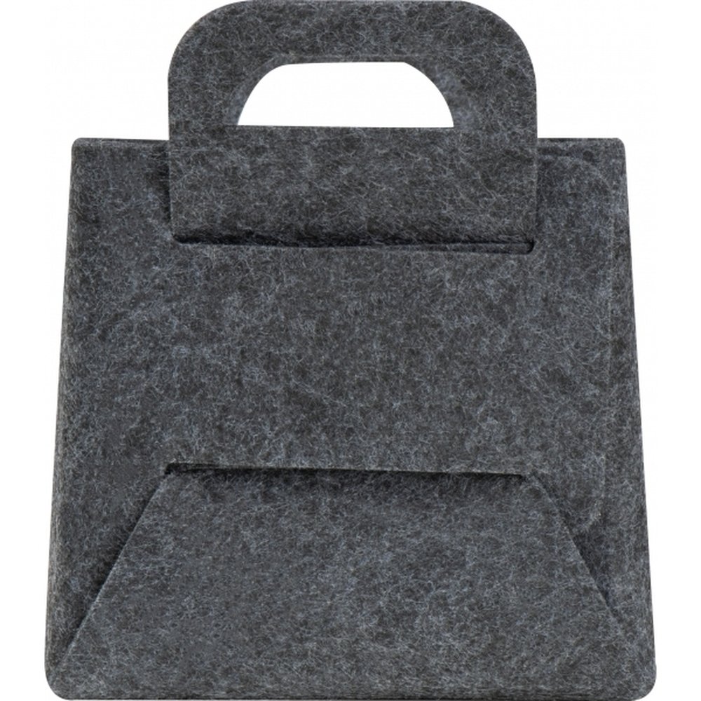 Ekologiczny koszyk składany z filcu rPET z logo firmy - zdjęcie 4