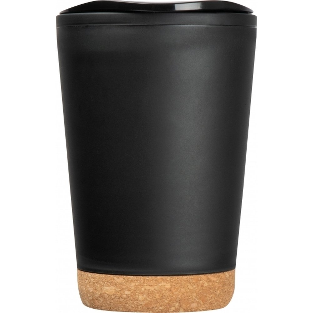 Kubek ekologiczny z korkowym dnem 280ml - PRESTON - Inne z nadrukiem logo | VEBI - zdjęcie 9