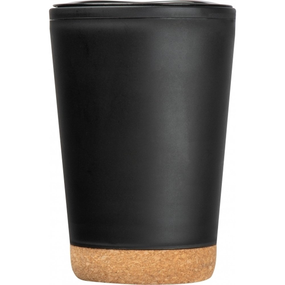 Kubek ekologiczny z korkowym dnem 280ml - PRESTON - Inne z nadrukiem logo | VEBI - zdjęcie 10