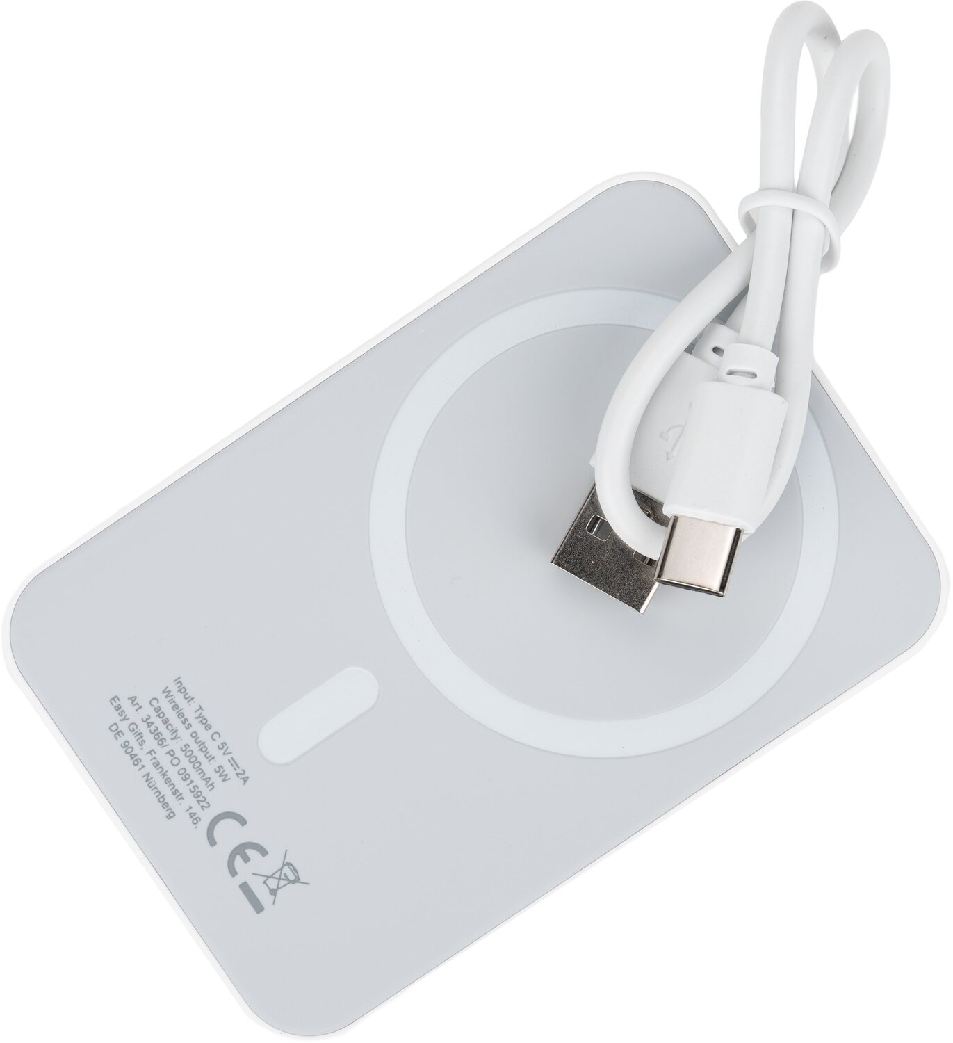 Power bank indukcyjny MagSafe 5000 mAh WELS - Power banki z nadrukiem logo | VEBI - zdjęcie 6