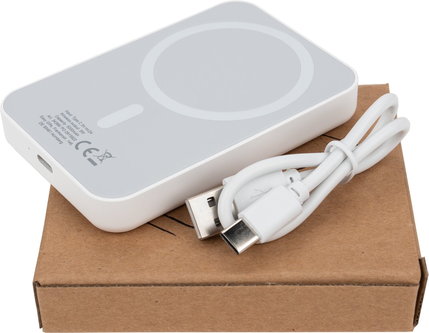 Power bank indukcyjny MagSafe 5000 mAh WELS - Power banki z nadrukiem logo | VEBI - zdjęcie 7