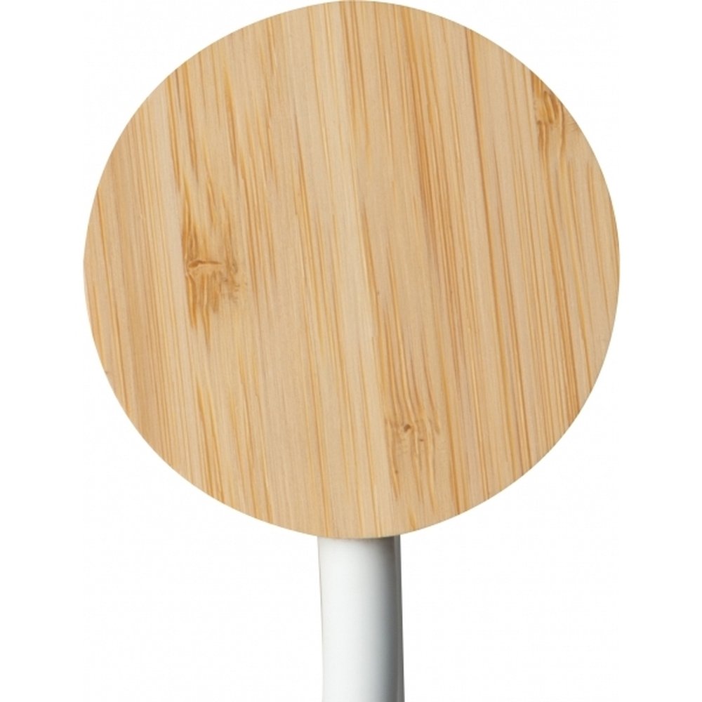 Lampka bambusowa z ładowarką bezprzewodową TOMSK - zdjęcie 4