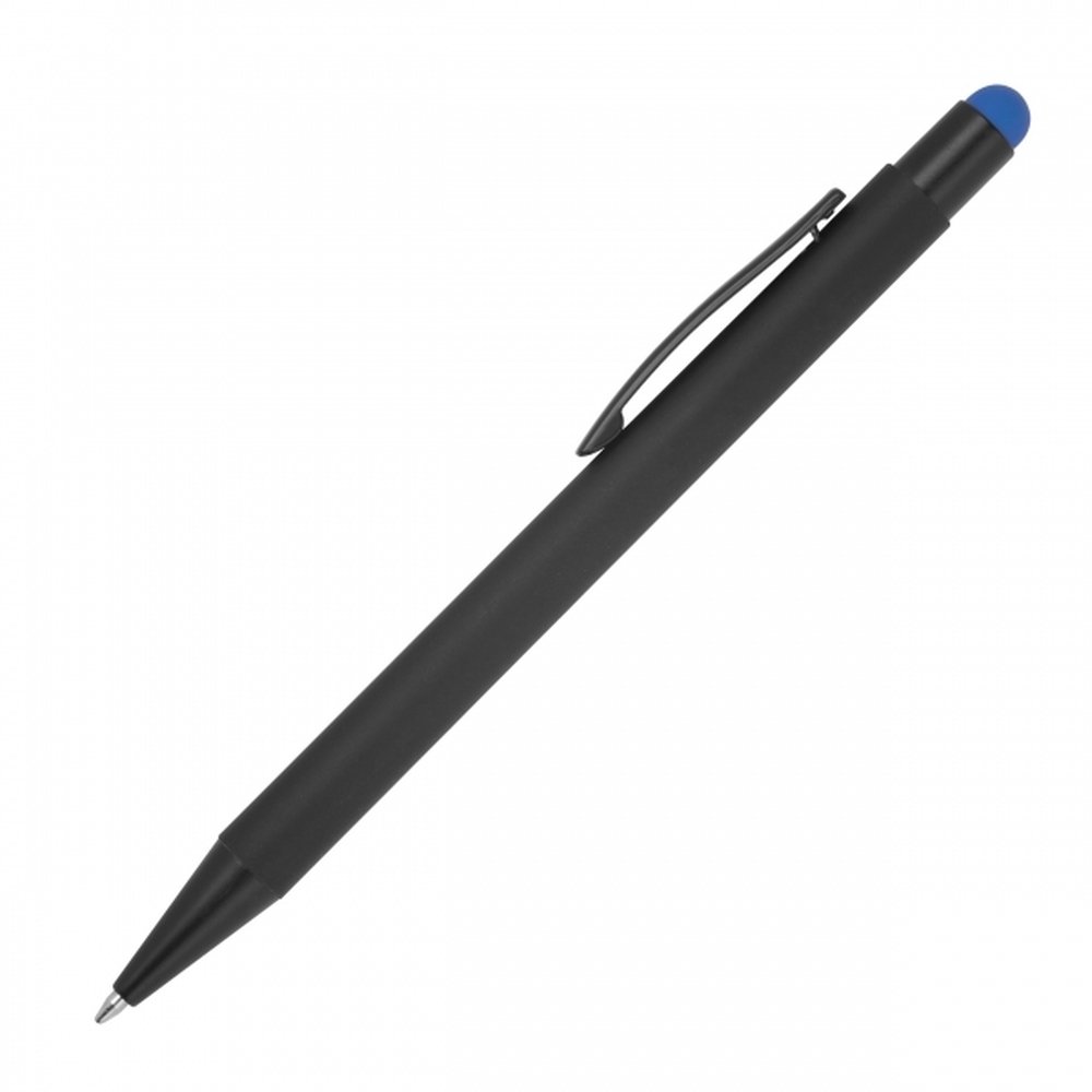 Długopis metalowy z końcówką dotykową OHARA soft touch - Soft touch z nadrukiem logo | VEBI - zdjęcie 27