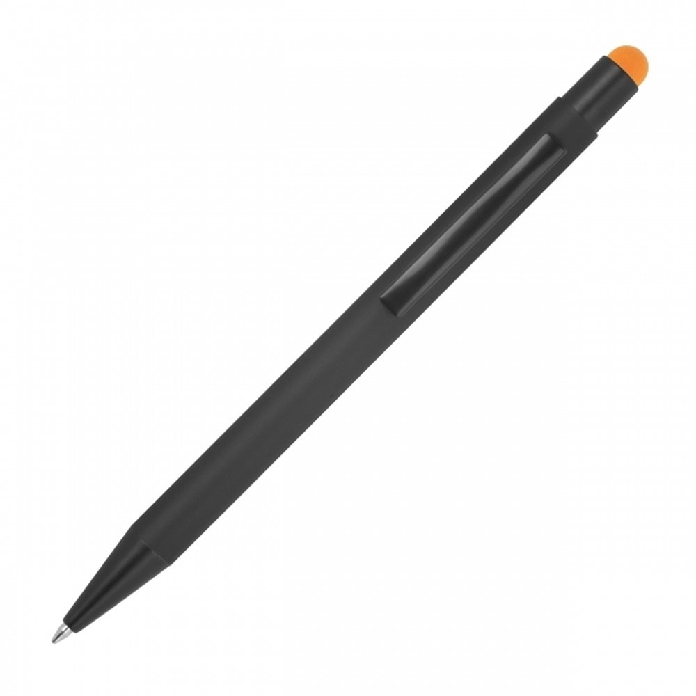 Długopis metalowy z końcówką dotykową OHARA soft touch - Soft touch z nadrukiem logo | VEBI - zdjęcie 33