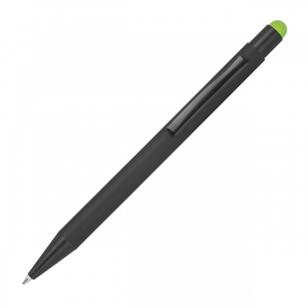 Długopis metalowy z końcówką dotykową OHARA soft touch - Soft touch z nadrukiem logo | VEBI - zdjęcie 21