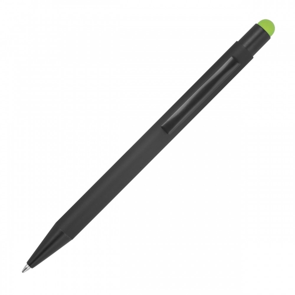 Długopis metalowy z końcówką dotykową OHARA soft touch - Soft touch z nadrukiem logo | VEBI - zdjęcie 23