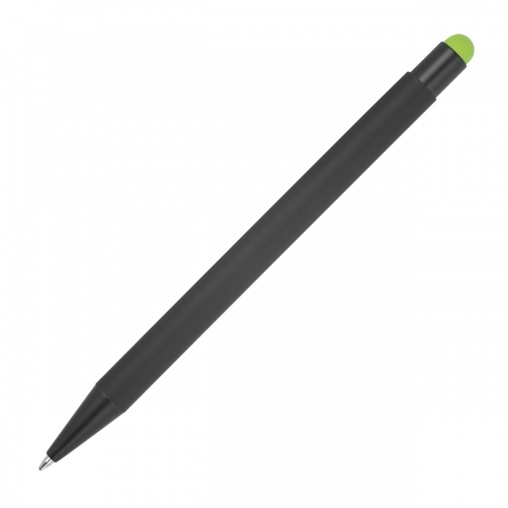 Długopis metalowy z końcówką dotykową OHARA soft touch - Soft touch z nadrukiem logo | VEBI - zdjęcie 24