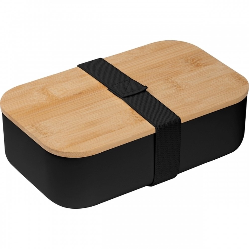 Bambusowy lunch box STANLEY 1000ml z logo firmy - Pojemniki na żywność z nadrukiem logo | VEBI - zdjęcie 8