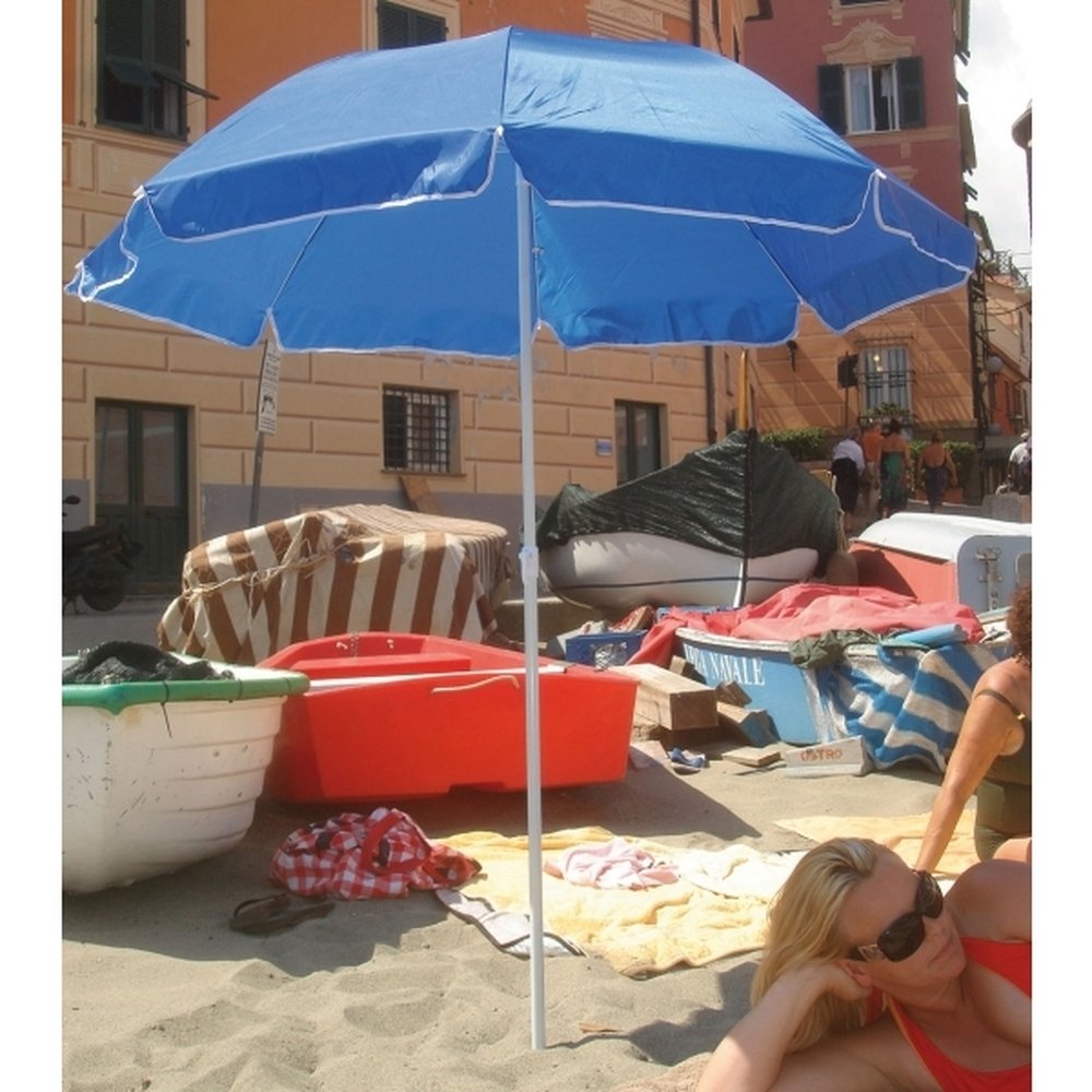 Parasol plażowy Ø150 cm z nadrukiem logo – Fort Lauderdale - Akcesoria plażowe z nadrukiem logo | VEBI - zdjęcie 6