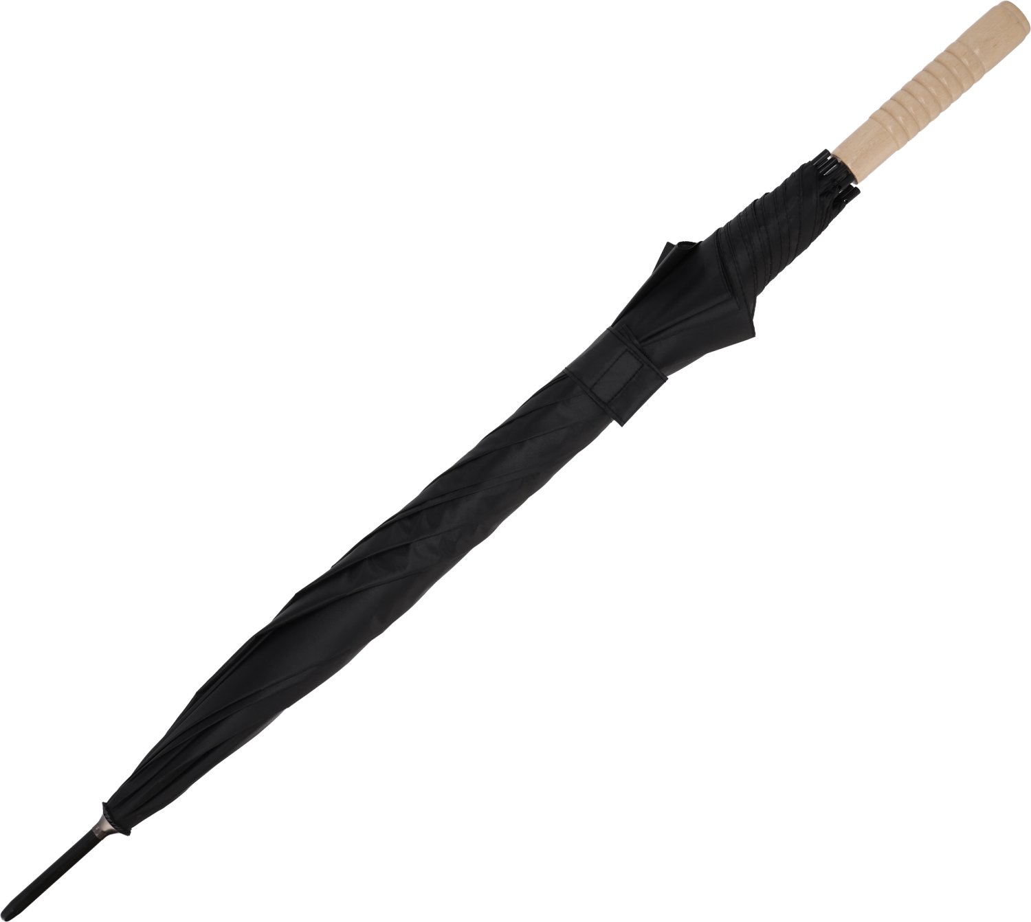 Parasol automatyczny LE MANS Ø100cm z drewnianą rączką - Panel od 100 do 110 cm z nadrukiem logo | VEBI - zdjęcie 9