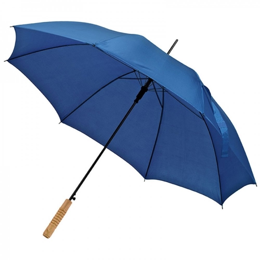 Parasol automatyczny LE MANS Ø100cm z drewnianą rączką - Panel od 100 do 110 cm z nadrukiem logo | VEBI - zdjęcie 26