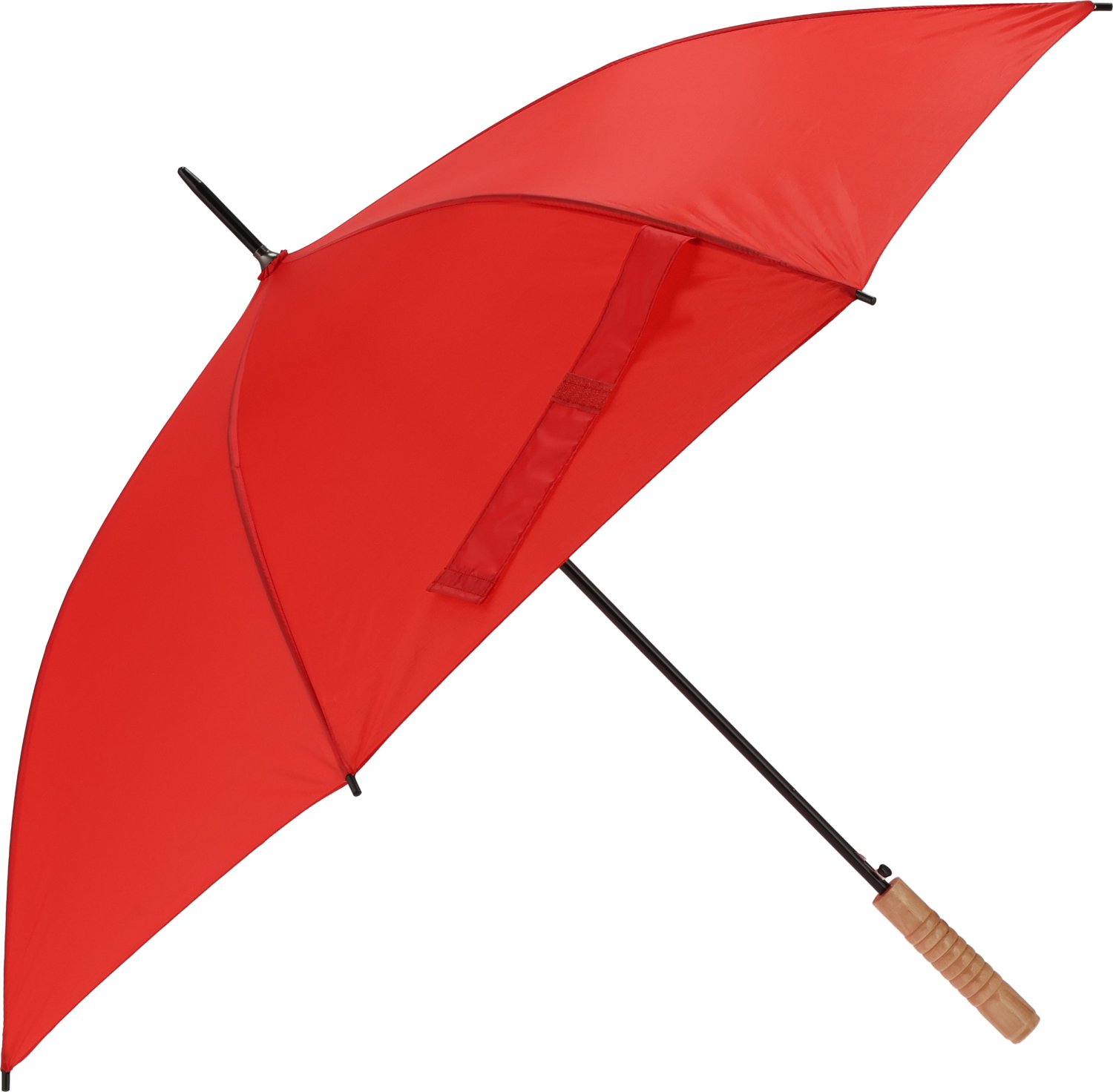 Parasol automatyczny LE MANS Ø100cm z drewnianą rączką - Panel od 100 do 110 cm z nadrukiem logo | VEBI - zdjęcie 12