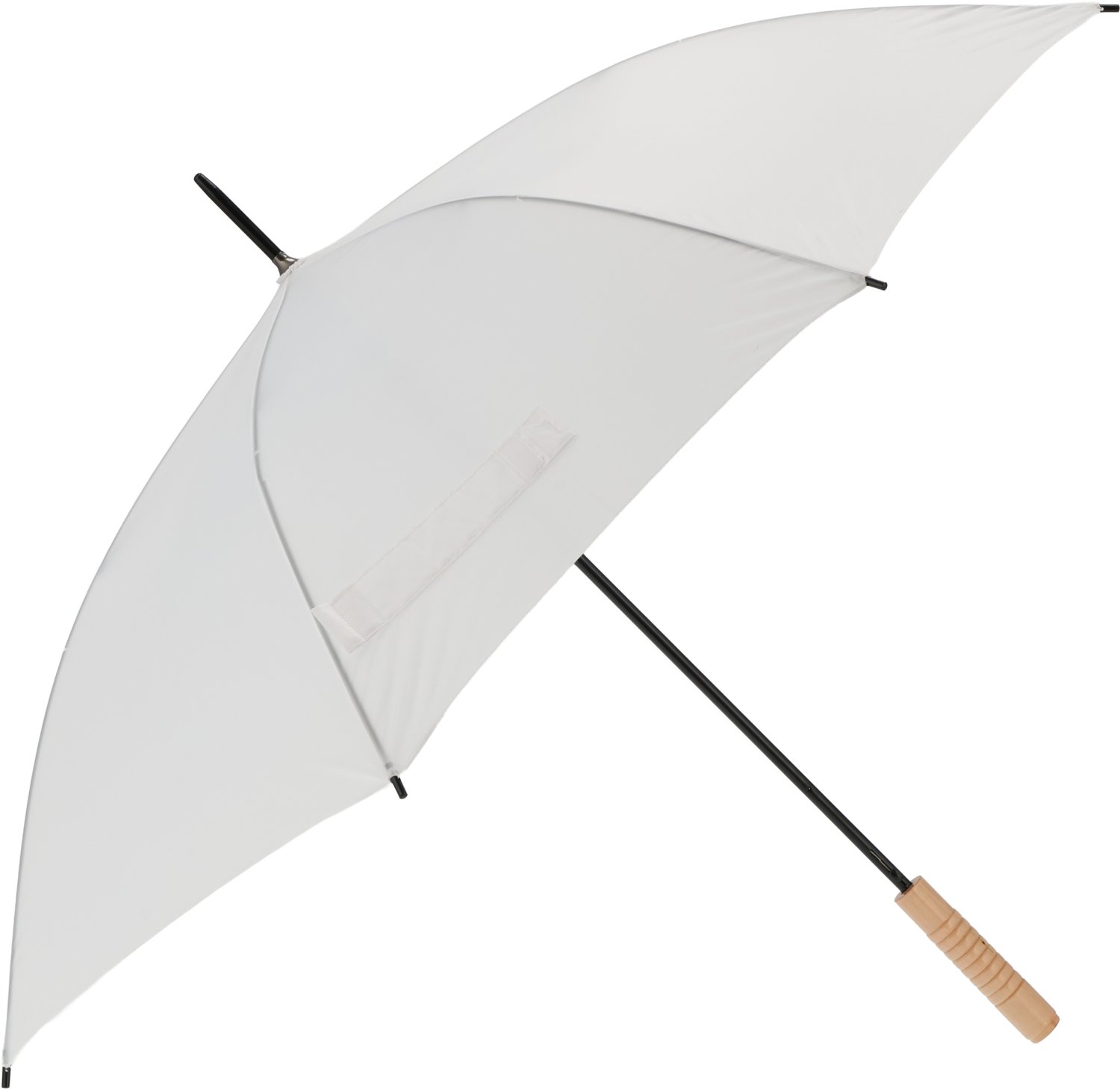 Parasol automatyczny LE MANS Ø100cm z drewnianą rączką - Panel od 100 do 110 cm z nadrukiem logo | VEBI - zdjęcie 2