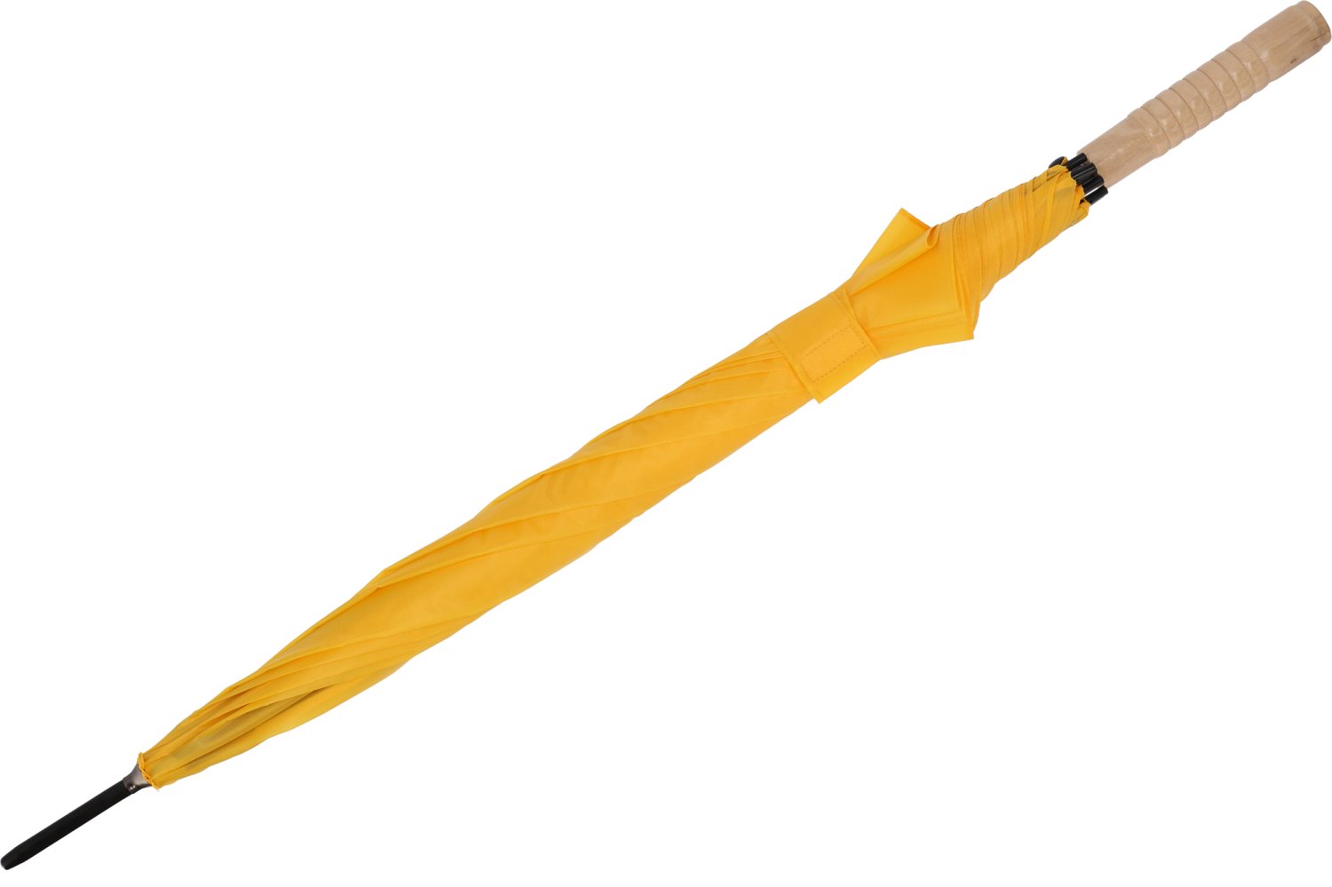 Parasol automatyczny LE MANS Ø100cm z drewnianą rączką - Panel od 100 do 110 cm z nadrukiem logo | VEBI - zdjęcie 42