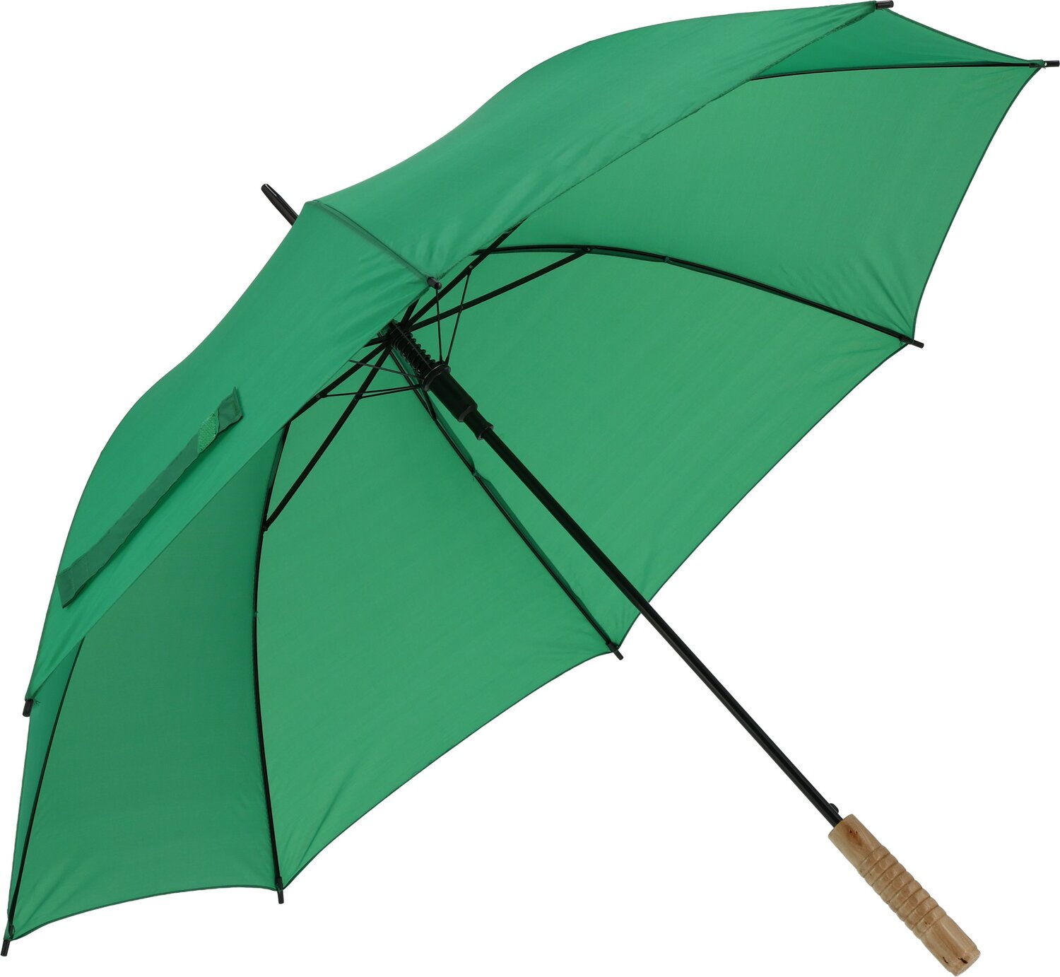 Parasol automatyczny LE MANS Ø100cm z drewnianą rączką - Panel od 100 do 110 cm z nadrukiem logo | VEBI - zdjęcie 38