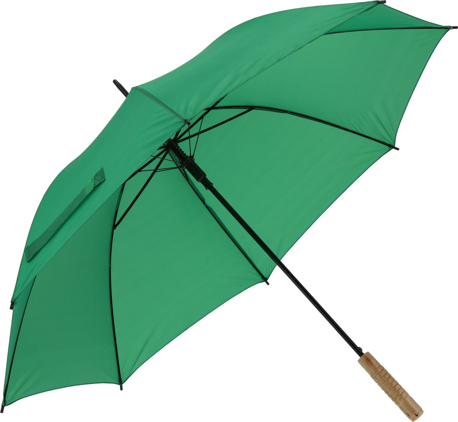 Parasol automatyczny LE MANS Ø100cm z drewnianą rączką - Panel od 100 do 110 cm z nadrukiem logo | VEBI - zdjęcie 33