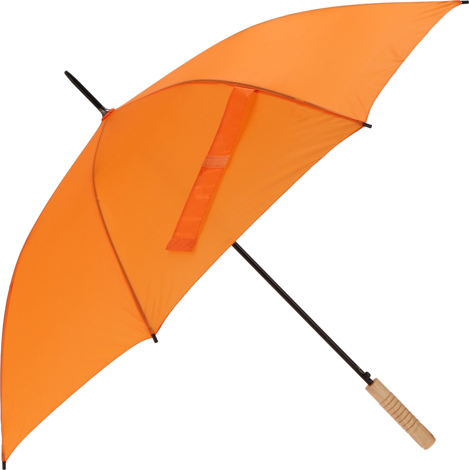 Parasol automatyczny LE MANS Ø100cm z drewnianą rączką - Panel od 100 do 110 cm z nadrukiem logo | VEBI - zdjęcie 28