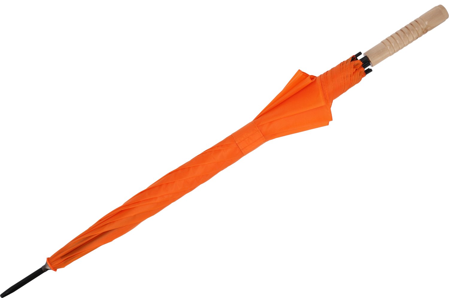 Parasol automatyczny LE MANS Ø100cm z drewnianą rączką - Panel od 100 do 110 cm z nadrukiem logo | VEBI - zdjęcie 30