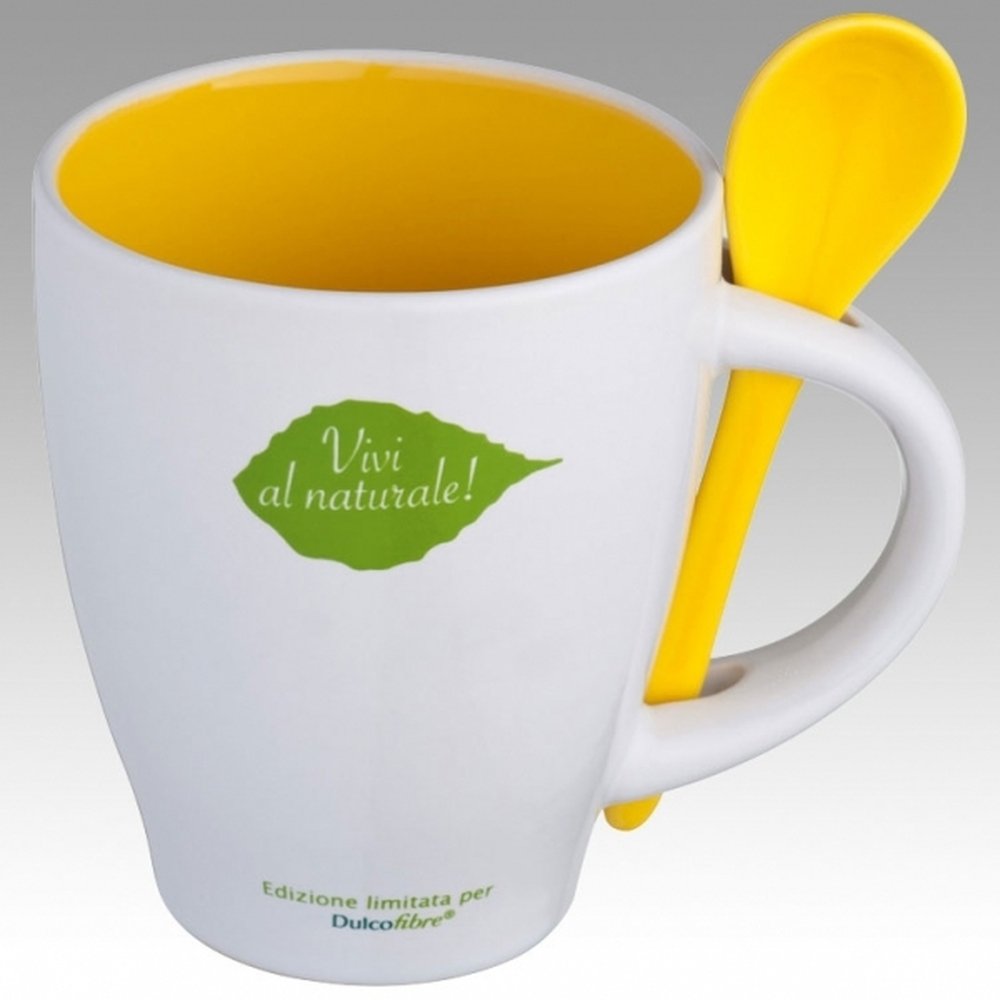 Zestaw kawowy PALERMO - kubek ceramiczny 250ml z łyżeczką - Kubki z nadrukiem logo | VEBI - zdjęcie 21
