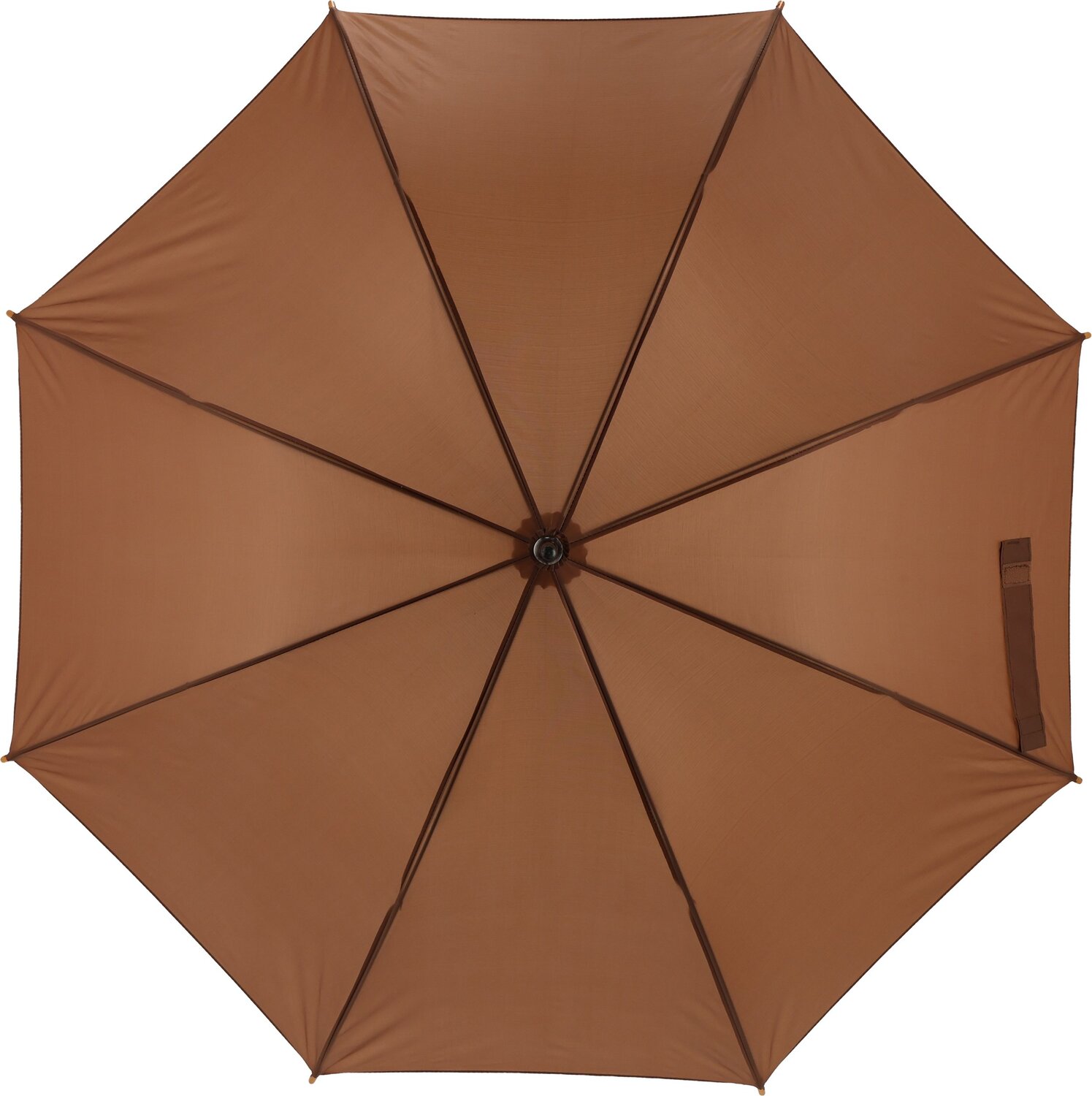 Parasol automatyczny z drewnianą rączką NANCY Ø105 cm - Panel od 100 do 110 cm z nadrukiem logo | VEBI - zdjęcie 15