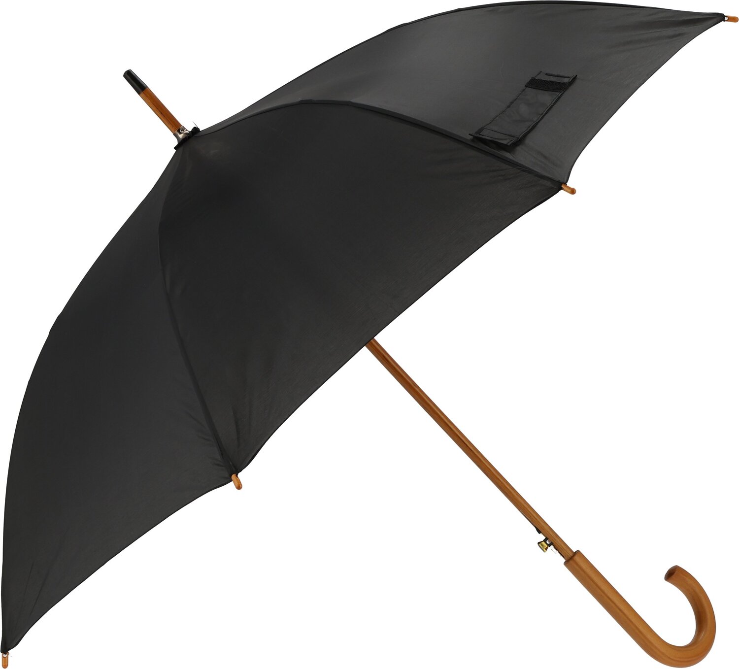 Parasol automatyczny z drewnianą rączką NANCY Ø105 cm - Panel od 100 do 110 cm z nadrukiem logo | VEBI - zdjęcie 24