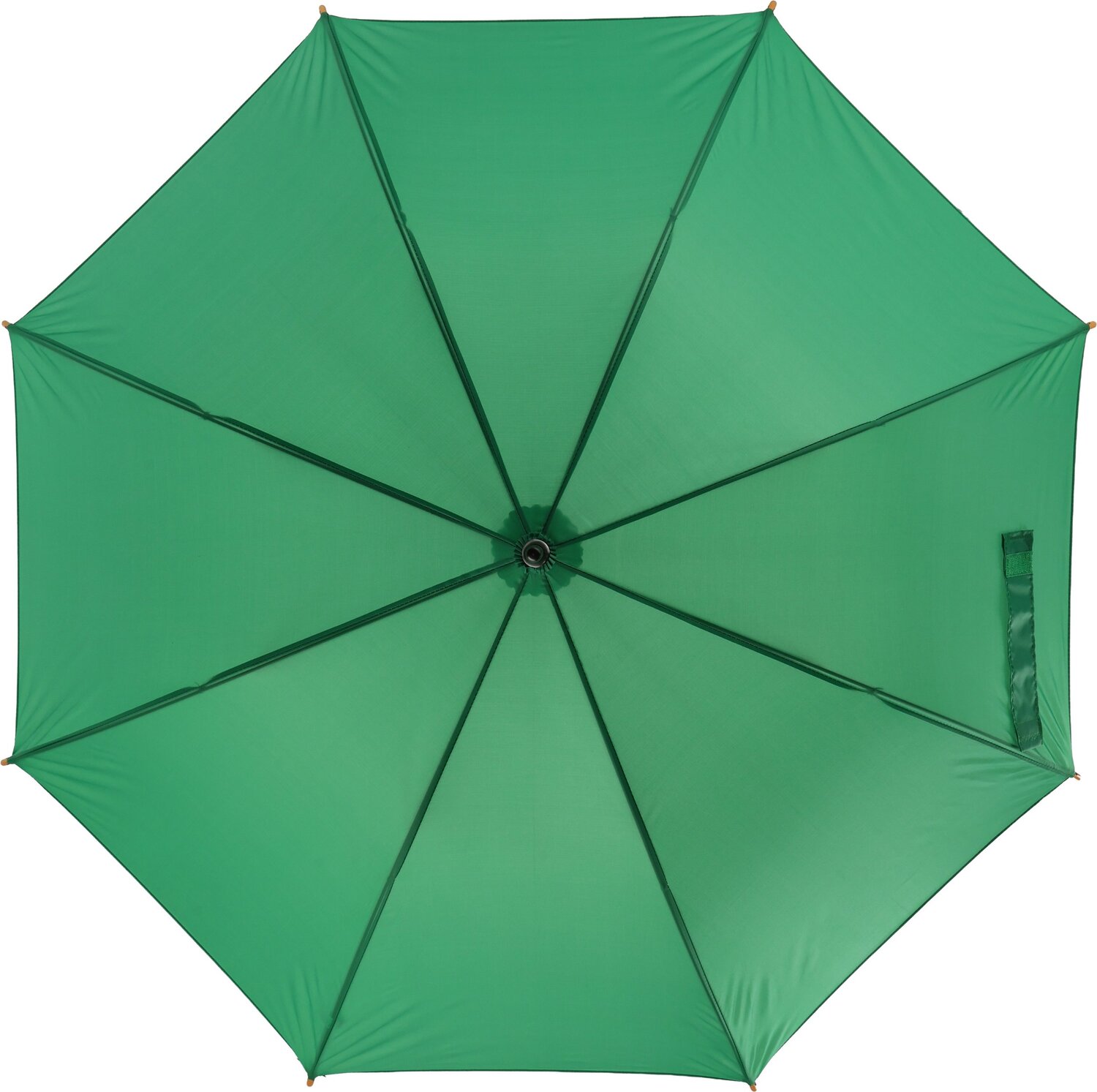 Parasol automatyczny z drewnianą rączką NANCY Ø105 cm - Panel od 100 do 110 cm z nadrukiem logo | VEBI - zdjęcie 78
