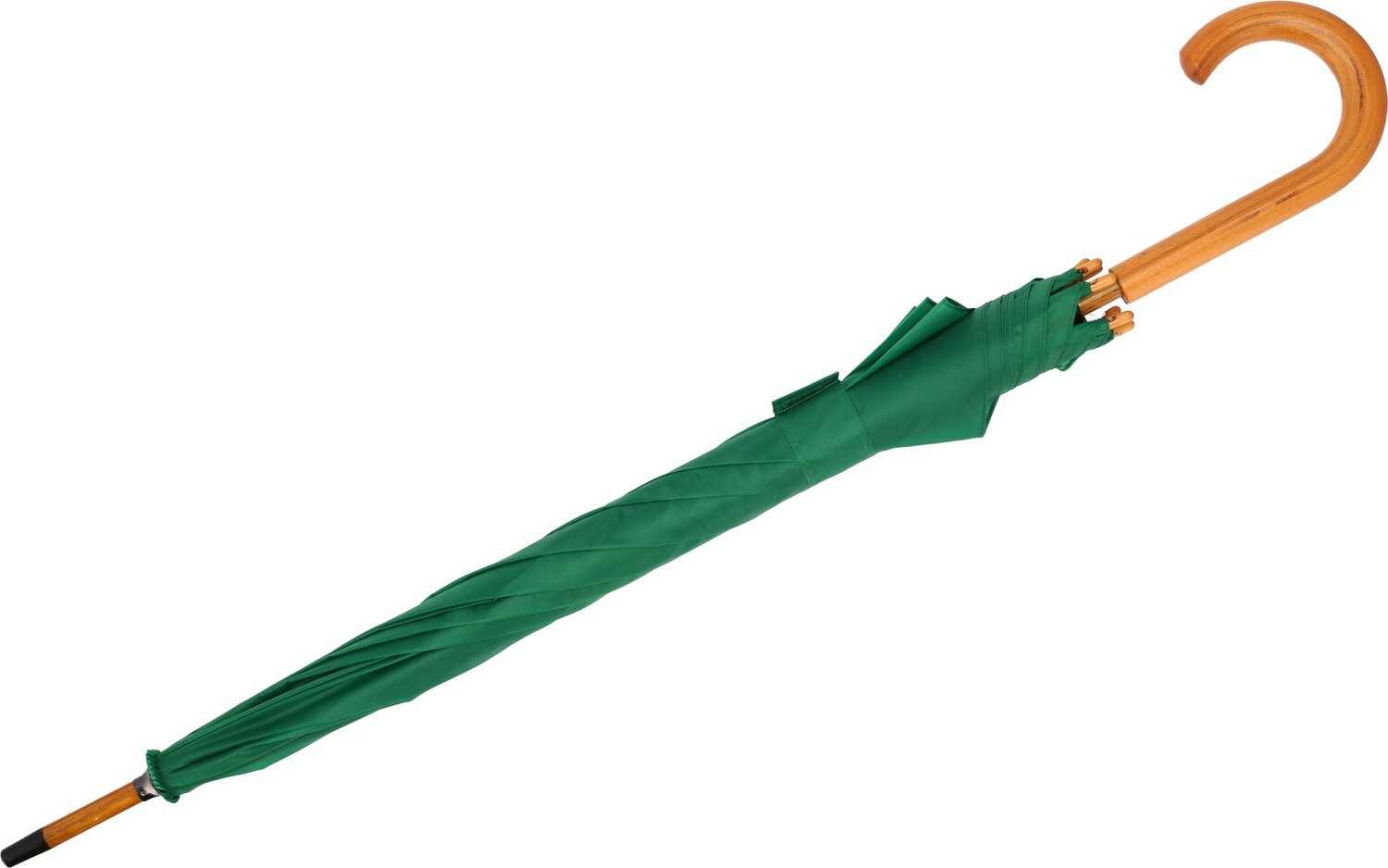 Parasol automatyczny z drewnianą rączką NANCY Ø105 cm - Panel od 100 do 110 cm z nadrukiem logo | VEBI - zdjęcie 79