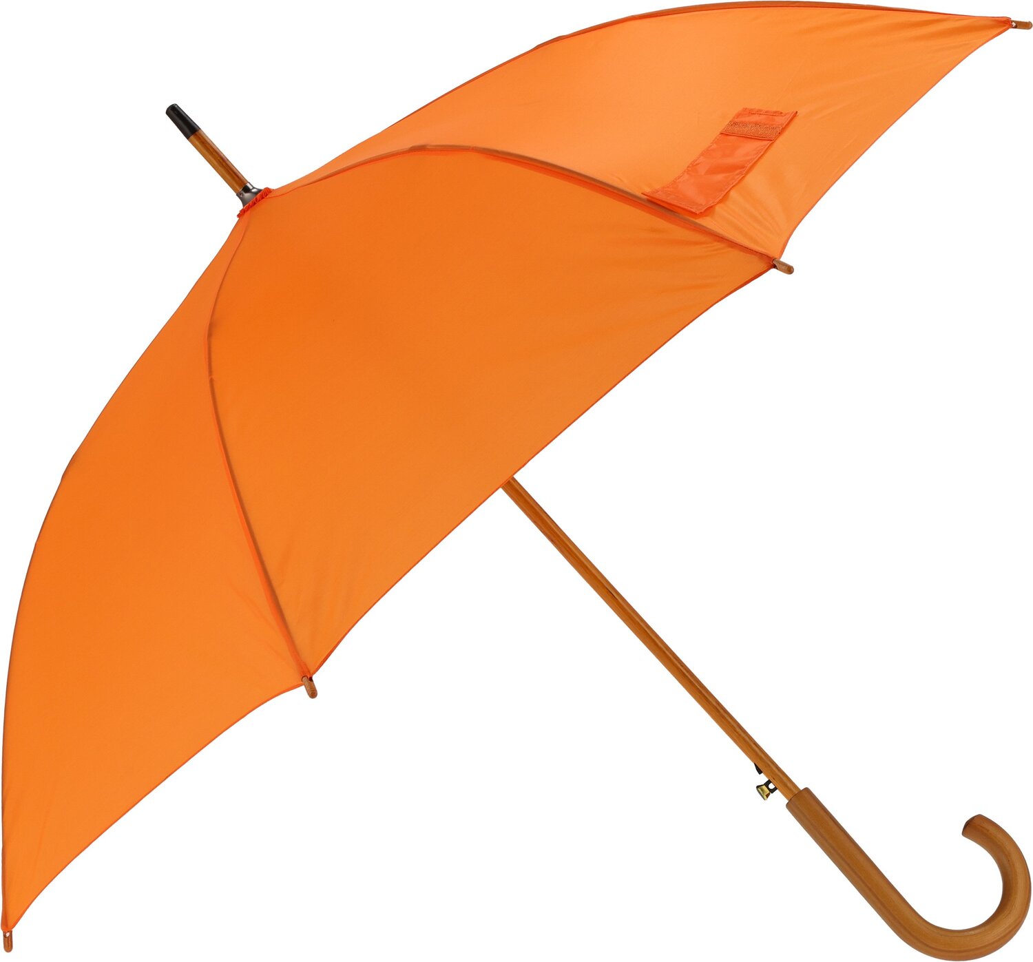 Parasol automatyczny z drewnianą rączką NANCY Ø105 cm - Panel od 100 do 110 cm z nadrukiem logo | VEBI - zdjęcie 60