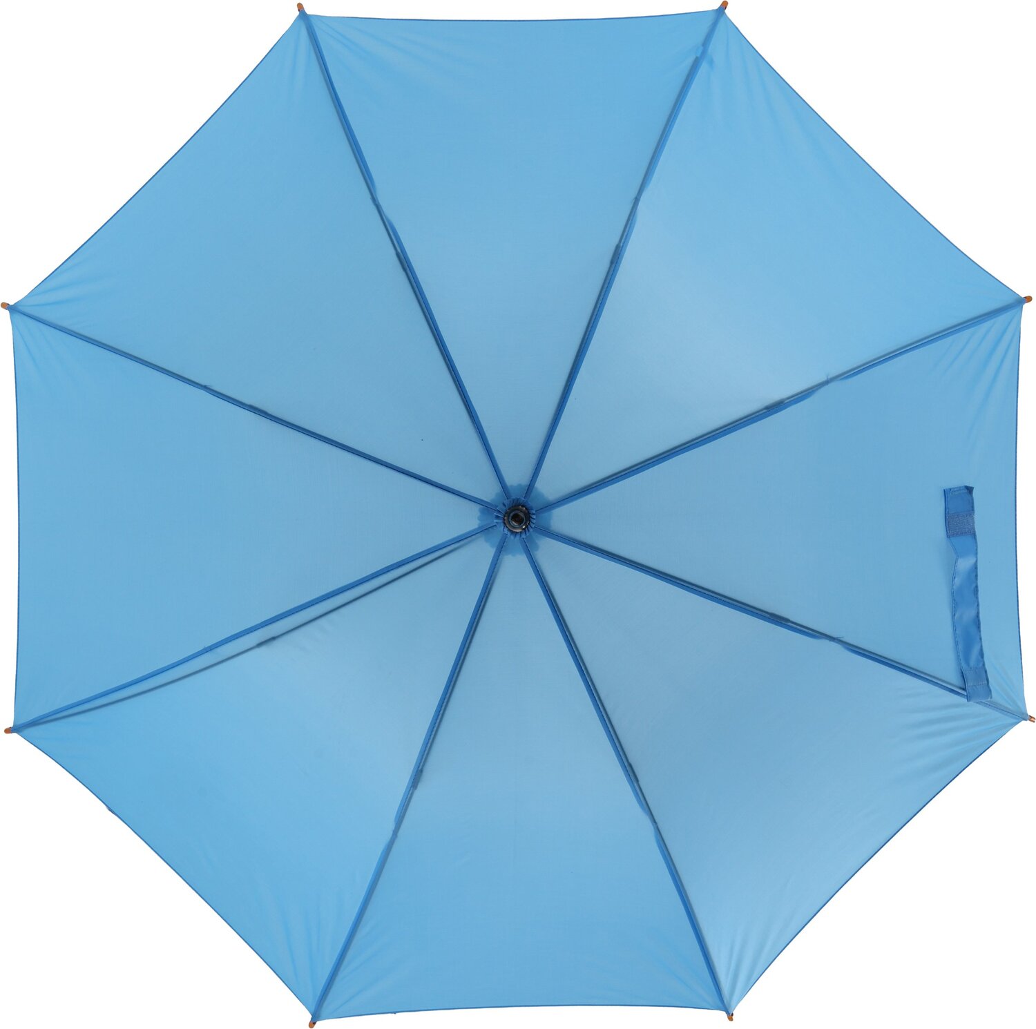 Parasol automatyczny z drewnianą rączką NANCY Ø105 cm - Panel od 100 do 110 cm z nadrukiem logo | VEBI - zdjęcie 45