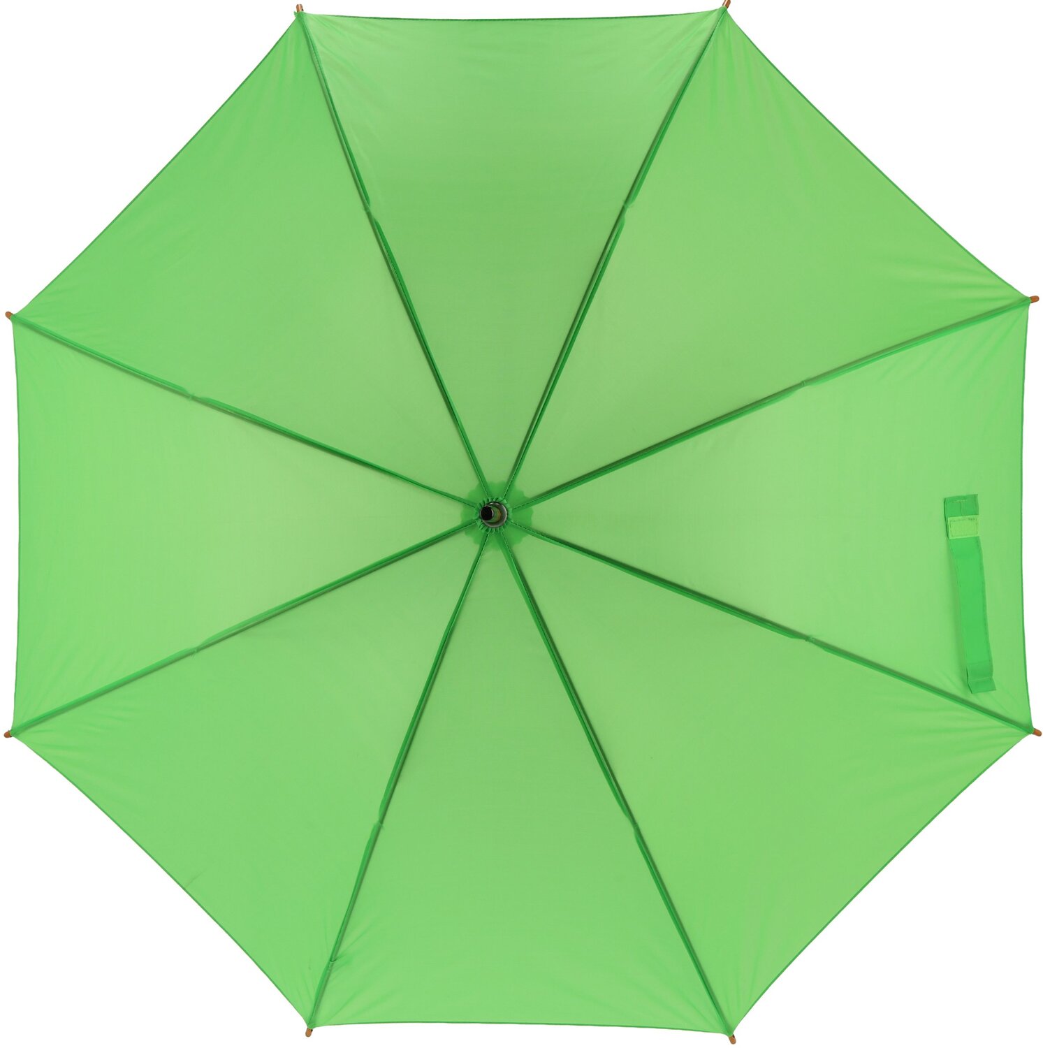 Parasol automatyczny z drewnianą rączką NANCY Ø105 cm - Panel od 100 do 110 cm z nadrukiem logo | VEBI - zdjęcie 50