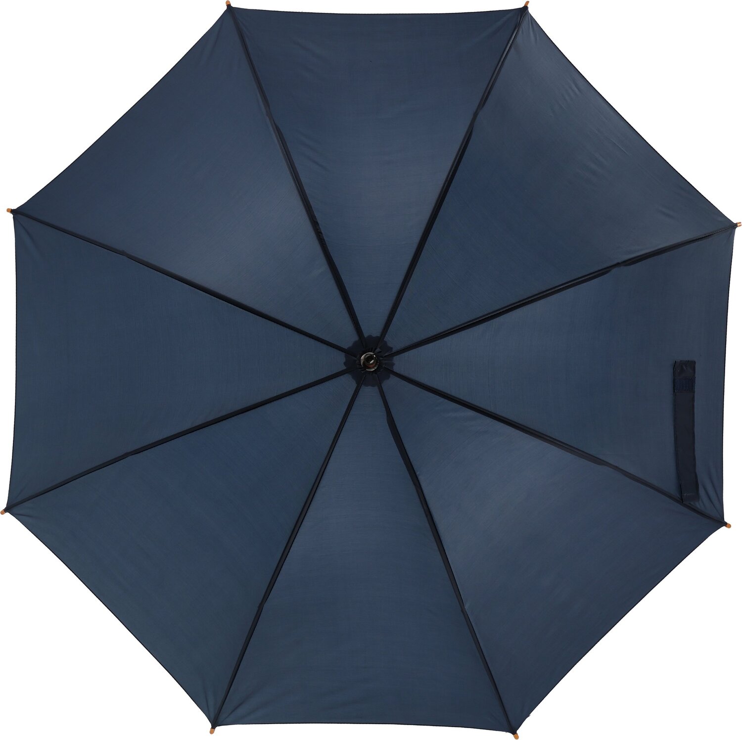 Parasol automatyczny z drewnianą rączką NANCY Ø105 cm - Panel od 100 do 110 cm z nadrukiem logo | VEBI - zdjęcie 40
