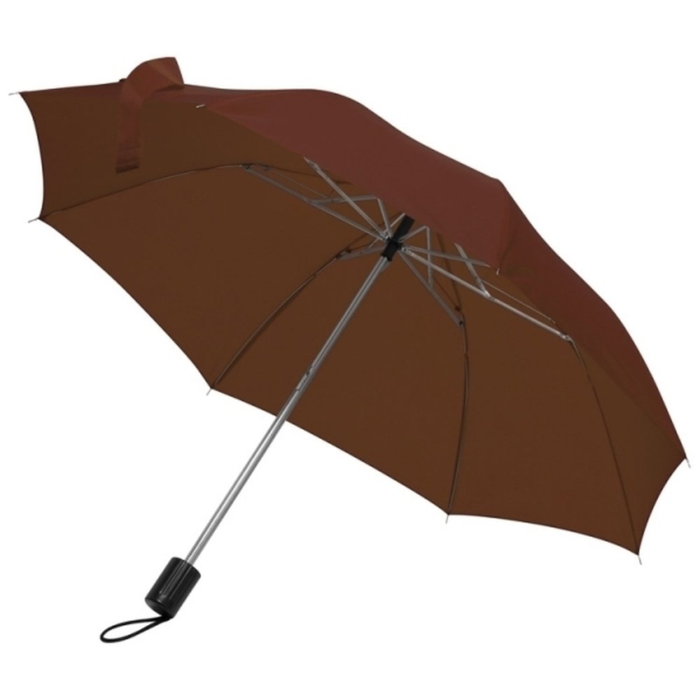 Parasol reklamowy LILLE - kompaktowy z paskiem na rękę - Panel poniżej 100 cm z nadrukiem logo | VEBI - zdjęcie 13