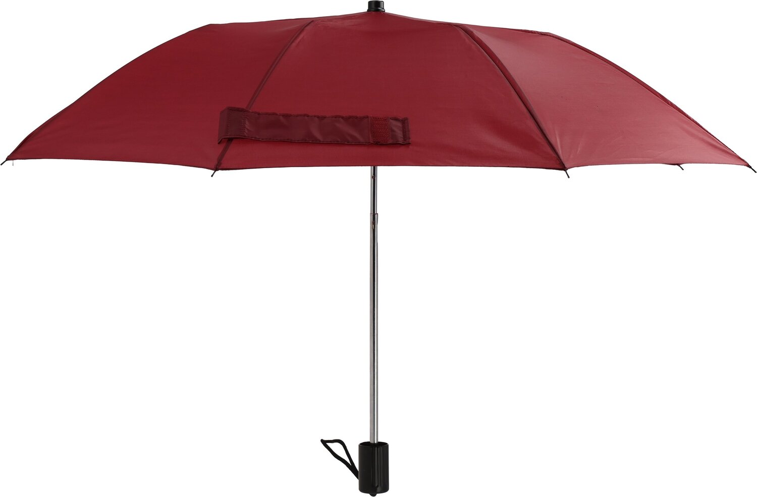 Parasol reklamowy LILLE - kompaktowy z paskiem na rękę - Panel poniżej 100 cm z nadrukiem logo | VEBI - zdjęcie 9