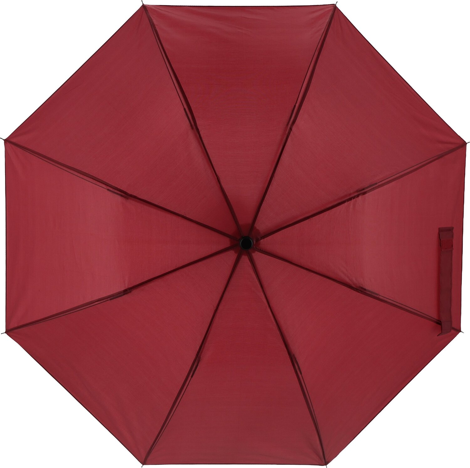 Parasol reklamowy LILLE - kompaktowy z paskiem na rękę - Panel poniżej 100 cm z nadrukiem logo | VEBI - zdjęcie 10