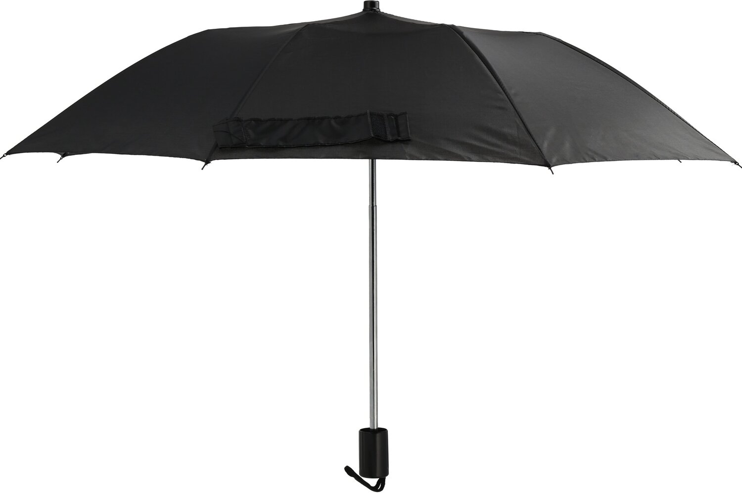 Parasol reklamowy LILLE - kompaktowy z paskiem na rękę - Panel poniżej 100 cm z nadrukiem logo | VEBI - zdjęcie 22