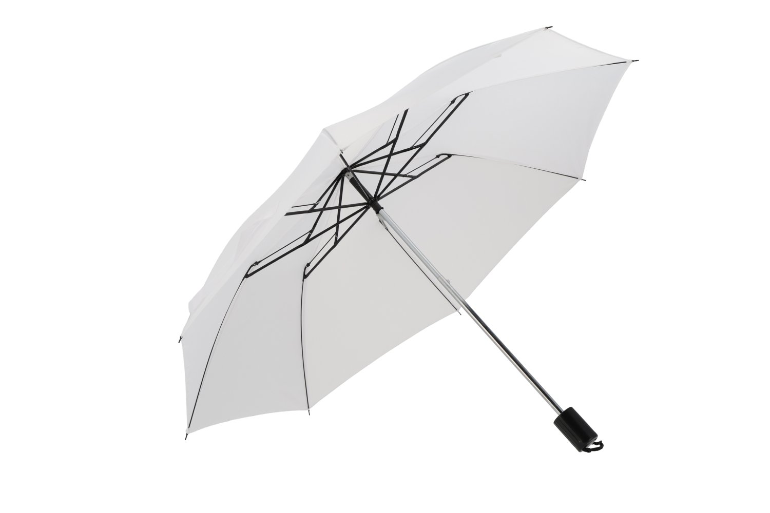 Parasol reklamowy LILLE - kompaktowy z paskiem na rękę - Akcesoria podróżne z nadrukiem logo | VEBI