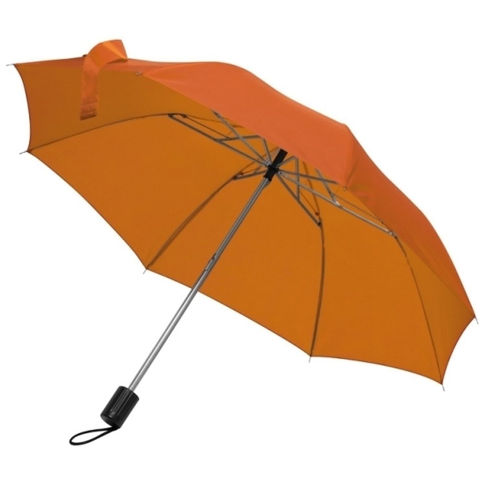 Parasol reklamowy LILLE - kompaktowy z paskiem na rękę - Panel poniżej 100 cm z nadrukiem logo | VEBI - zdjęcie 64