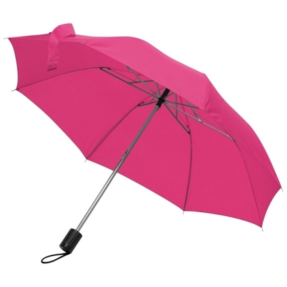 Parasol reklamowy LILLE - kompaktowy z paskiem na rękę - Panel poniżej 100 cm z nadrukiem logo | VEBI - zdjęcie 70