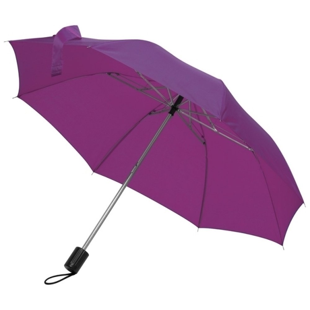 Parasol reklamowy LILLE - kompaktowy z paskiem na rękę - Panel poniżej 100 cm z nadrukiem logo | VEBI - zdjęcie 36
