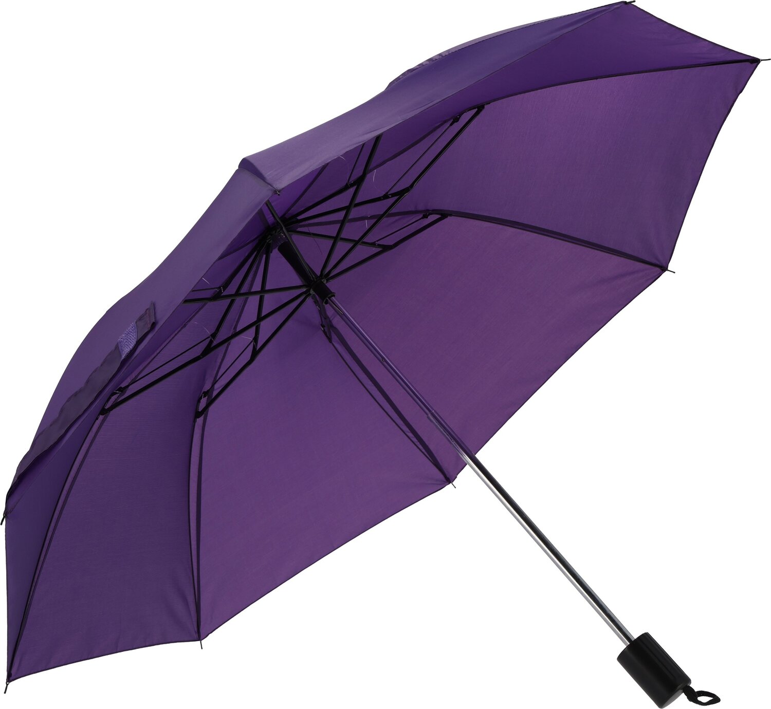 Parasol reklamowy LILLE - kompaktowy z paskiem na rękę - Panel poniżej 100 cm z nadrukiem logo | VEBI - zdjęcie 31